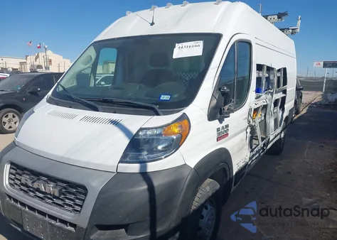 2021 Ram Promaster 3500 Cargo Van High Roof 159 Wb Ext из США, поврежденный, VIN 3C6MRVJG6ME572730